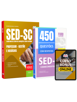 Combo SED-SC 2026 - Professor - Gestão e Negócios