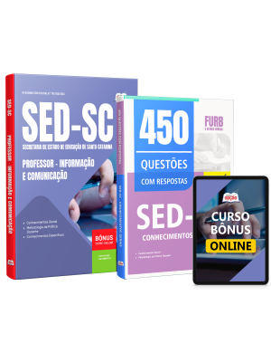 Combo SED-SC 2026 - Professor - Informação e Comunicação
