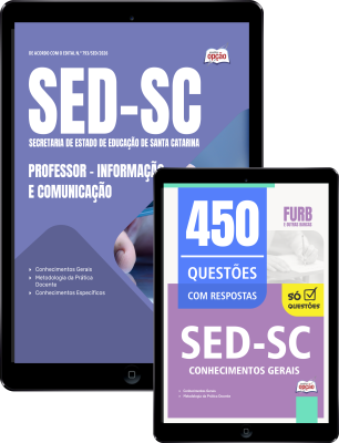 Combo SED-SC 2026 - Professor - Informação e Comunicação