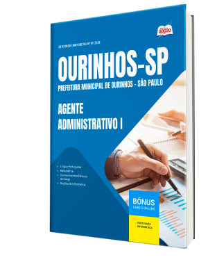 Apostila Prefeitura de Ourinhos - SP 2026 - Agente Administrativo I