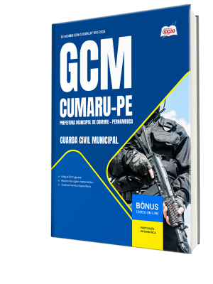 Apostila Prefeitura de Cumaru-PE 2026 - Guarda Civil Municipal