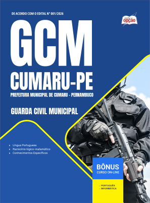Apostila Prefeitura de Cumaru-PE 2026 - Guarda Civil Municipal