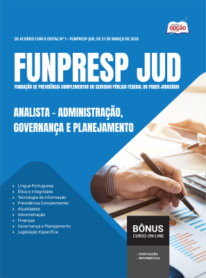 Apostila FUNPRESP-JUD 2026 - Analista - Administrativo, Governança e Planejamento