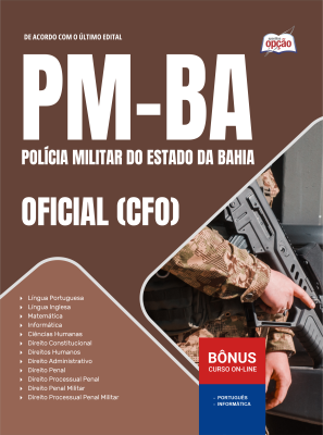 Apostila PM-BA 2026 - Oficial (CFO)