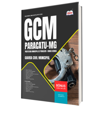 Apostila Prefeitura de Paracatu - MG 2026 - Guarda Civil Municipal