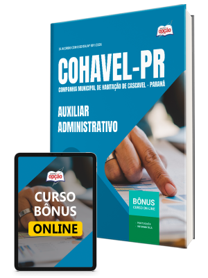 Apostila COHAVEL-PR 2026 - Auxiliar Administrativo
