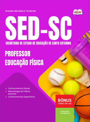 Apostila SED-SC 2026 - Professor - Educação Física