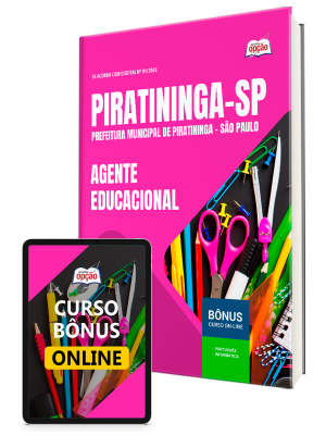 Apostila Prefeitura de Piratininga - SP 2026 - Agente Educacional