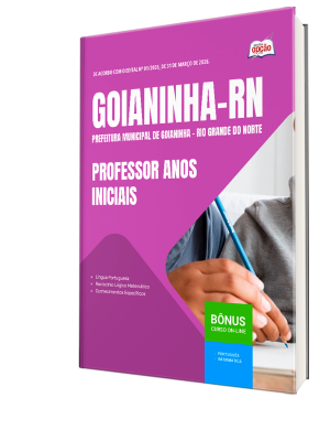 Apostila Prefeitura de Goianinha-RN 2026 - Professor Anos Iniciais