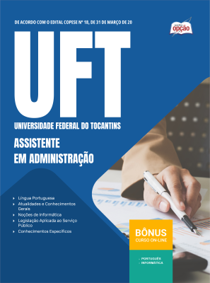 Apostila UFT 2026 - Assistente em Administração