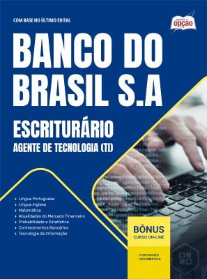 Apostila BB  2026 - Escriturário - Agente de Tecnologia (TI)