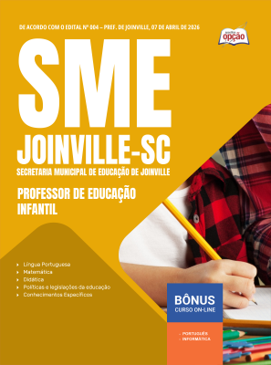 Apostila SME Joinville-SC 2026 - Professor de Educação Infantil