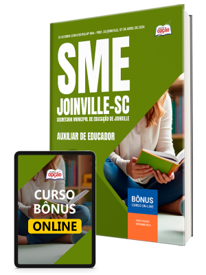 Apostila SME Joinville-SC 2026 - Auxiliar de Educador