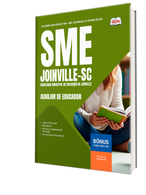 Apostila SME Joinville-SC 2026 - Auxiliar de Educador