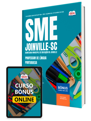Apostila SME Joinville-SC 2026 - Professor de Língua Portuguesa