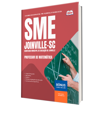 Apostila SME Joinville-SC 2026 - Professor de Matemática
