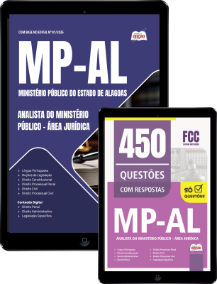 Combo MP-AL 2026 - Analista do Ministério Público - Área Jurídica