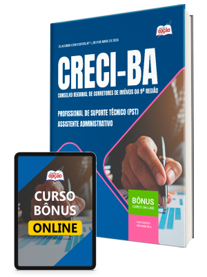 Apostila CRECI-BA 2026 - Profissional de Suporte Técnico (PST) - Assistente Administrativo