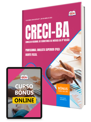 Apostila CRECI-BA 2026 - Profissional Analista Superior (PAS) - Agente Fiscal