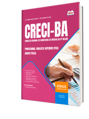 Apostila CRECI-BA 2026 - Profissional Analista Superior (PAS) - Agente Fiscal
