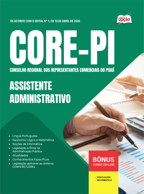 Apostila CORE-PI 2026 - Assistente Administrativo