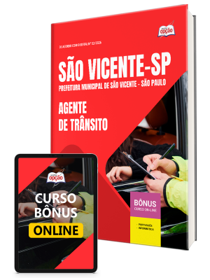 Apostila Prefeitura de São Vicente - SP 2026 - Agente de Trânsito