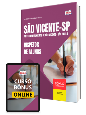 Apostila Prefeitura de São Vicente - SP 2026 - Inspetor de Alunos