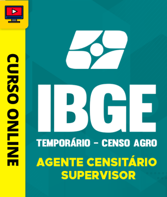 Curso IBGE - Temporário 2026 - Censo Agro - Agente Censitário Supervisor