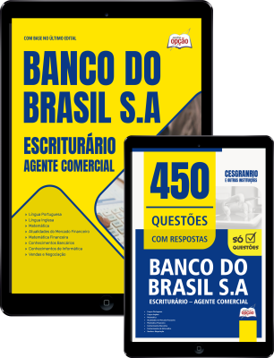 Combo Banco do Brasil 2026 - Escriturário - Agente Comercial