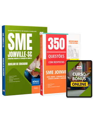 Combo SME Joinville-SC 2026 - Auxiliar de Educador