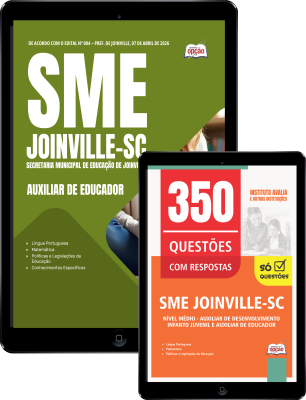 Combo SME Joinville-SC 2026 - Auxiliar de Educador