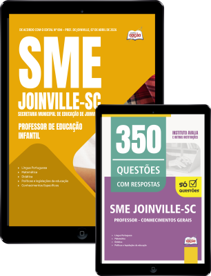 Combo SME Joinville-SC 2026 - Professor de Educação Infantil