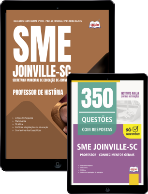 Combo SME Joinville-SC 2026 - Professor de História