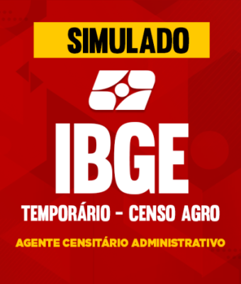 Simulado - IBGE - Temporário 2026 - Censo Agro - Agente Censitário Administrativo