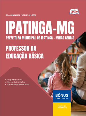 Apostila Prefeitura de Ipatinga - MG 2026 - Professor da Educação Básica