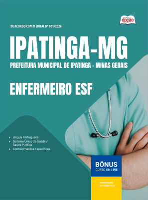 Apostila Prefeitura de Ipatinga - MG 2026 - Enfermeiro ESF