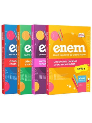 Combo Coleção ENEM - 4 Volumes (Coleção Completa + Brinde)