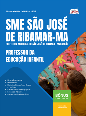 Apostila Prefeitura de São José de Ribamar-MA 2026 - Professor da Educação Infantil