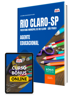 Apostila Prefeitura de Rio Claro - SP 2026 - Agente Educacional