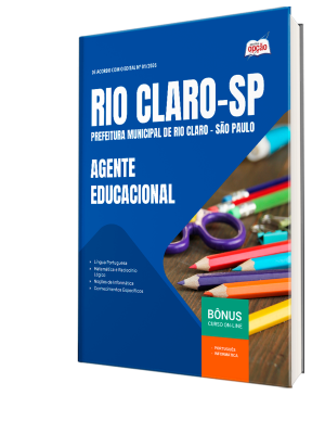 Apostila Prefeitura de Rio Claro - SP 2026 - Agente Educacional