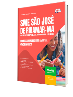 Apostila Prefeitura de São José de Ribamar-MA 2026 - Professor Ensino Fundamental Anos Iniciais