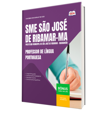 Apostila Prefeitura de São José de Ribamar-MA 2026 - Professor Ensino Fundamental Anos Finais - Língua Portuguesa