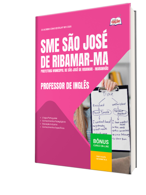 Apostila Prefeitura de São José de Ribamar-MA 2026 - Professor Ensino Fundamental Anos Finais - Letras/ Inglês