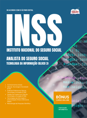 Apostila INSS 2026 - Analista do Seguro Social - Tecnologia da Informação (Bloco 3)