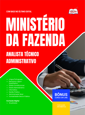 Apostila Ministério da Fazenda 2026 - Analista Técnico-Administrativo
