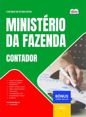 Apostila Ministério da Fazenda 2026 - Contador