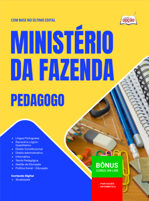 Apostila Ministério da Fazenda 2026 - Pedagogo
