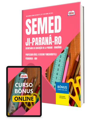 Apostila Prefeitura de Ji-Paraná - RO 2026 - Professor Nível II (Ensino Fundamental) - Pedagogia - 40h