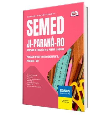 Apostila Prefeitura de Ji-Paraná - RO 2026 - Professor Nível II (Ensino Fundamental) - Pedagogia - 40h