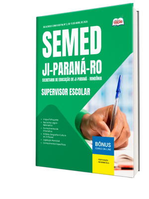 Apostila Prefeitura de Ji-Paraná - RO 2026 - Supervisor Escolar